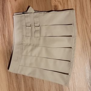 Tan skirt with shorts